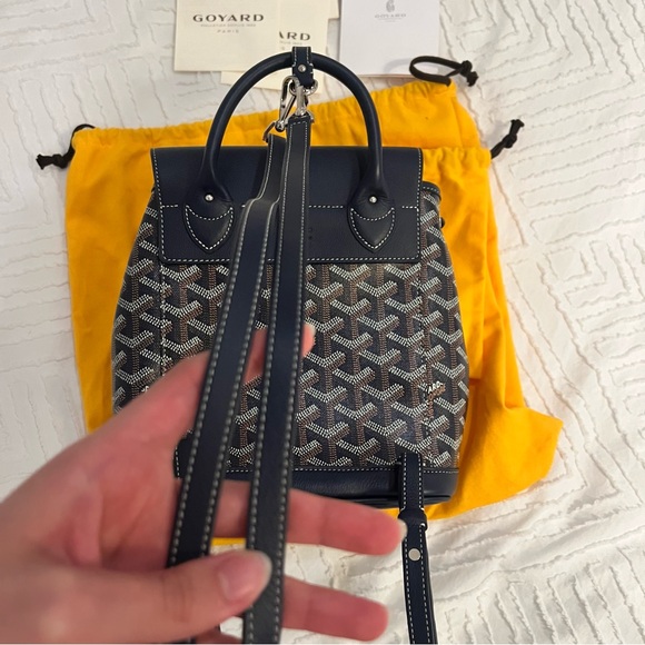 Goyard Alpin Mini Backpack – Navy Blue - Picture 3 of 12